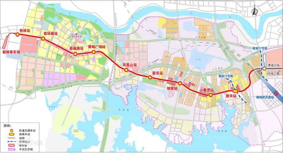 地铁蔡甸线正在如火如荼的施工,凤凰山站至新农站左线区间首个轨排图片