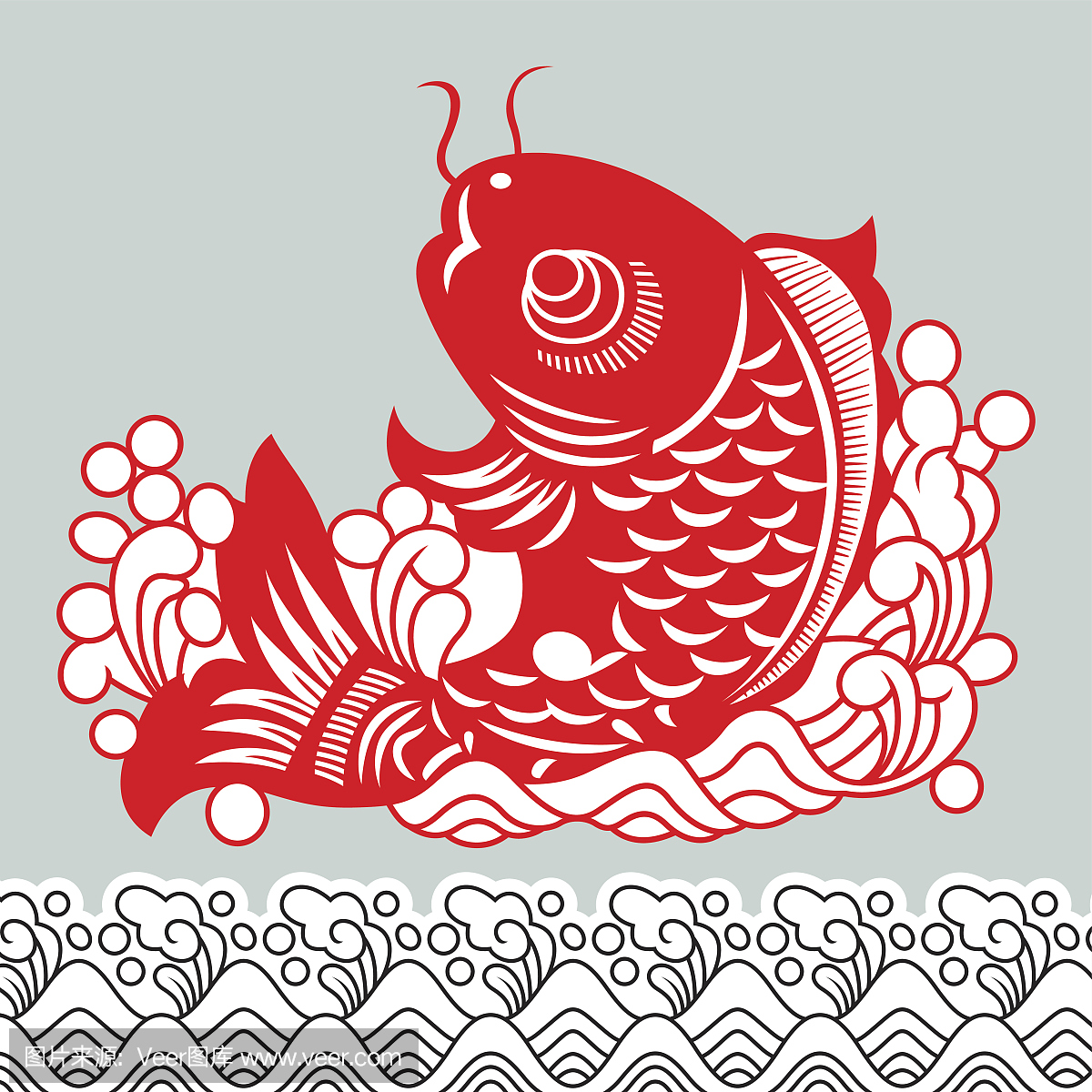 鱼(中国传统剪纸艺术)