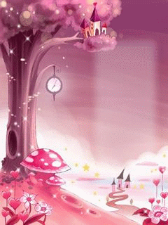 粉色系韩国风240*320动态手机壁纸下载 - 芒果-62kb