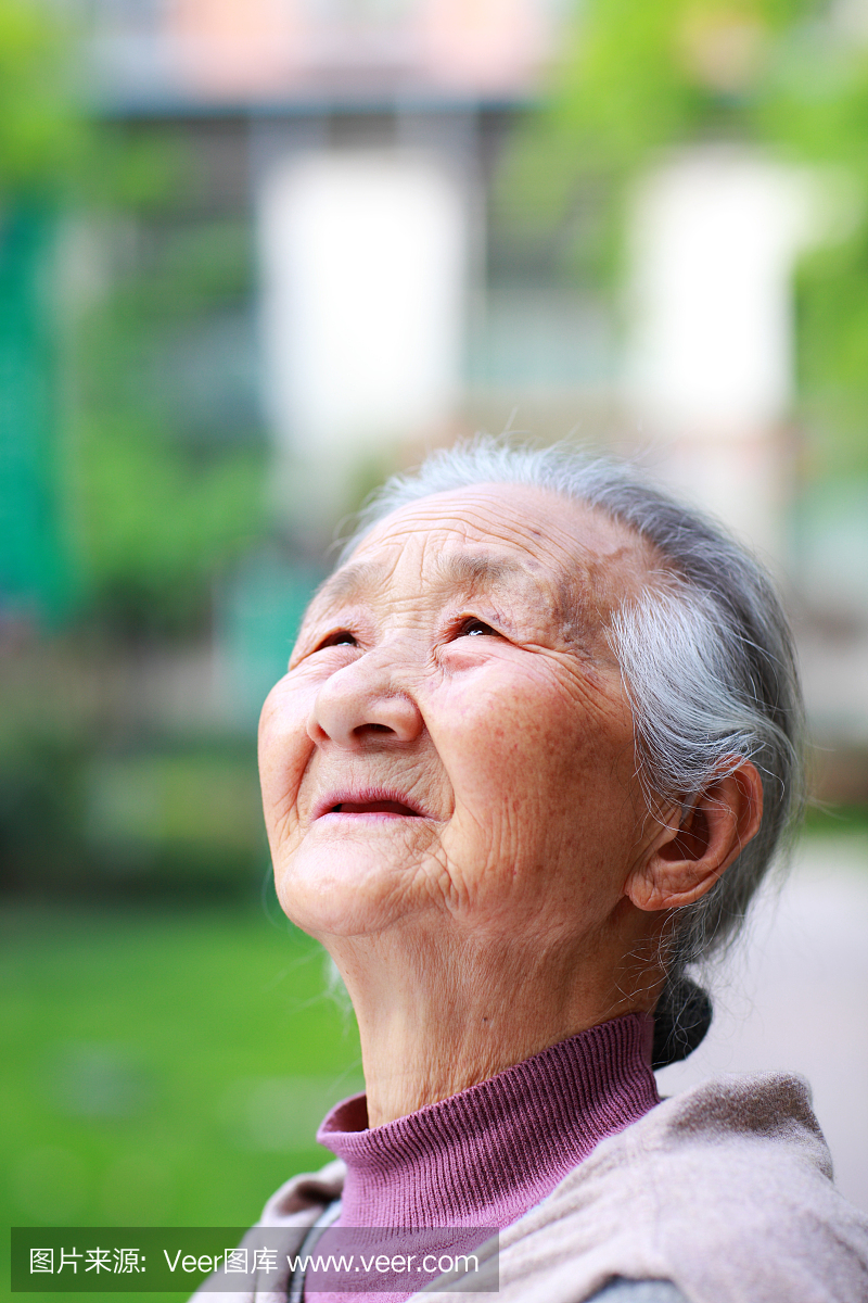 亚洲人种,人,衰老过程,休闲装