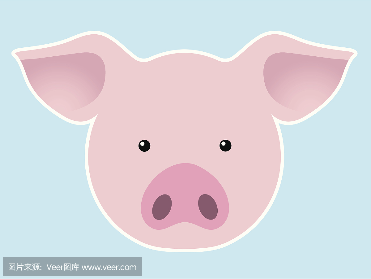 粉色猪头图片素材免费下载 - 觅知网