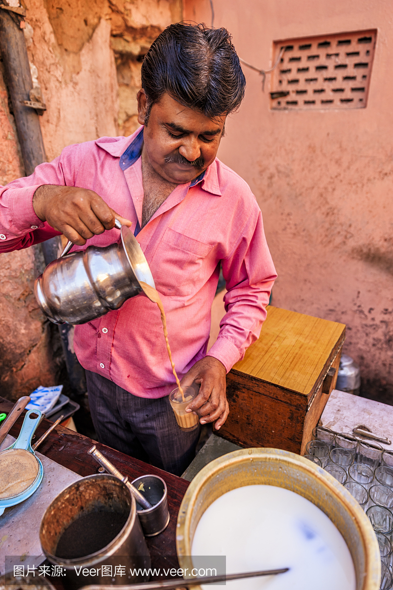 斋浦尔,斋普尔市,拉茶,印度茶