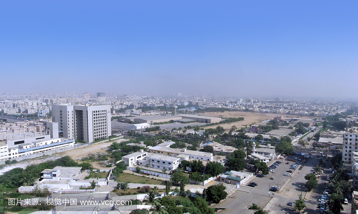 Karachi -a high angle view