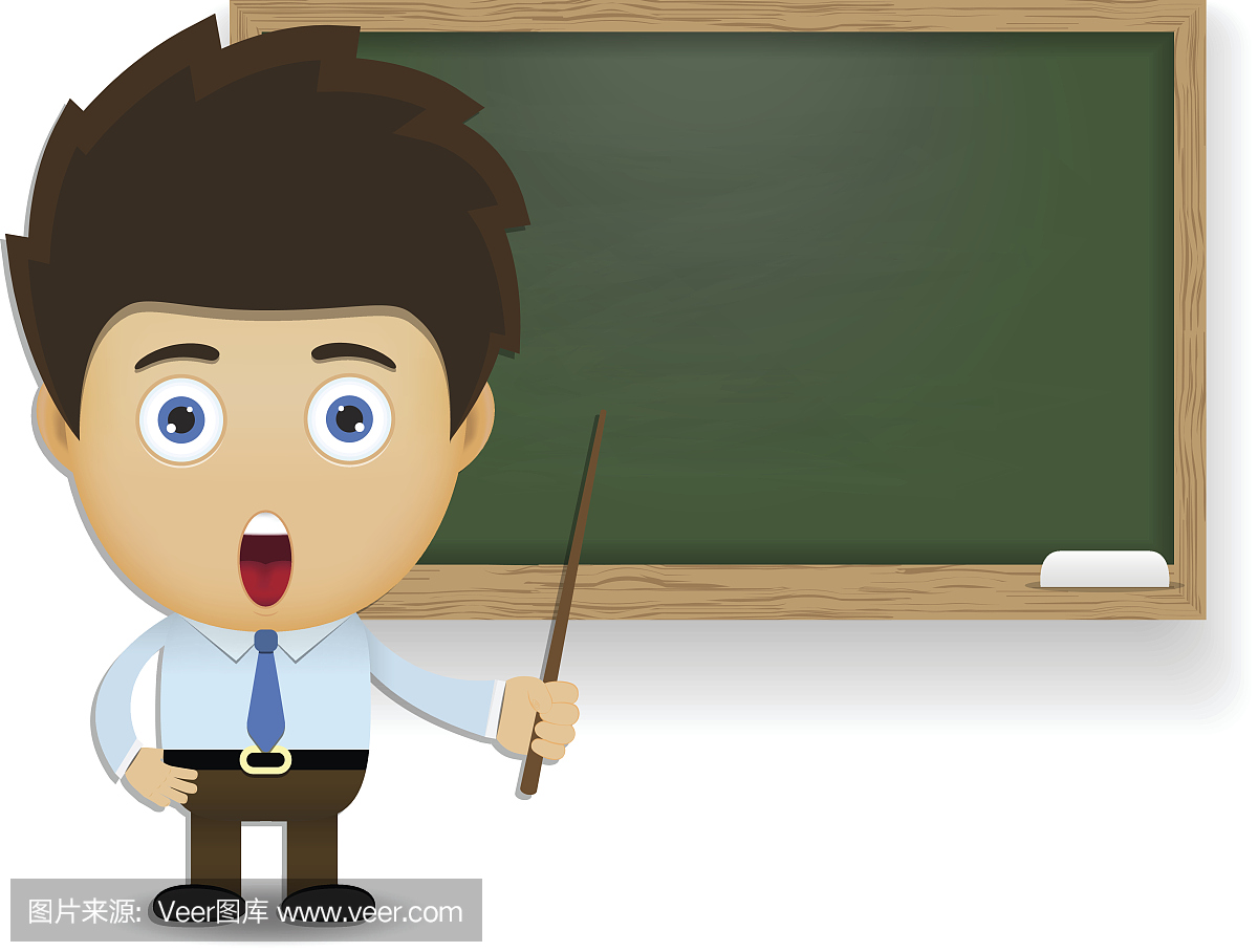 卡通职业人物教师老师讲课gif动图下载-包图网