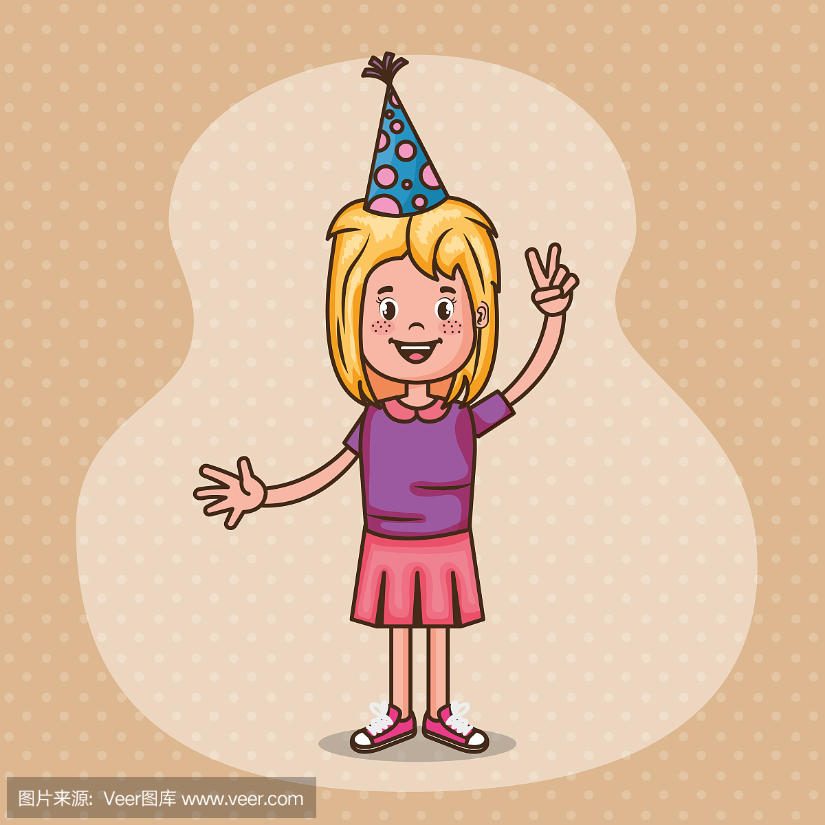 与小女孩的妙招a妙招卡片生日小女生打鼾的图片