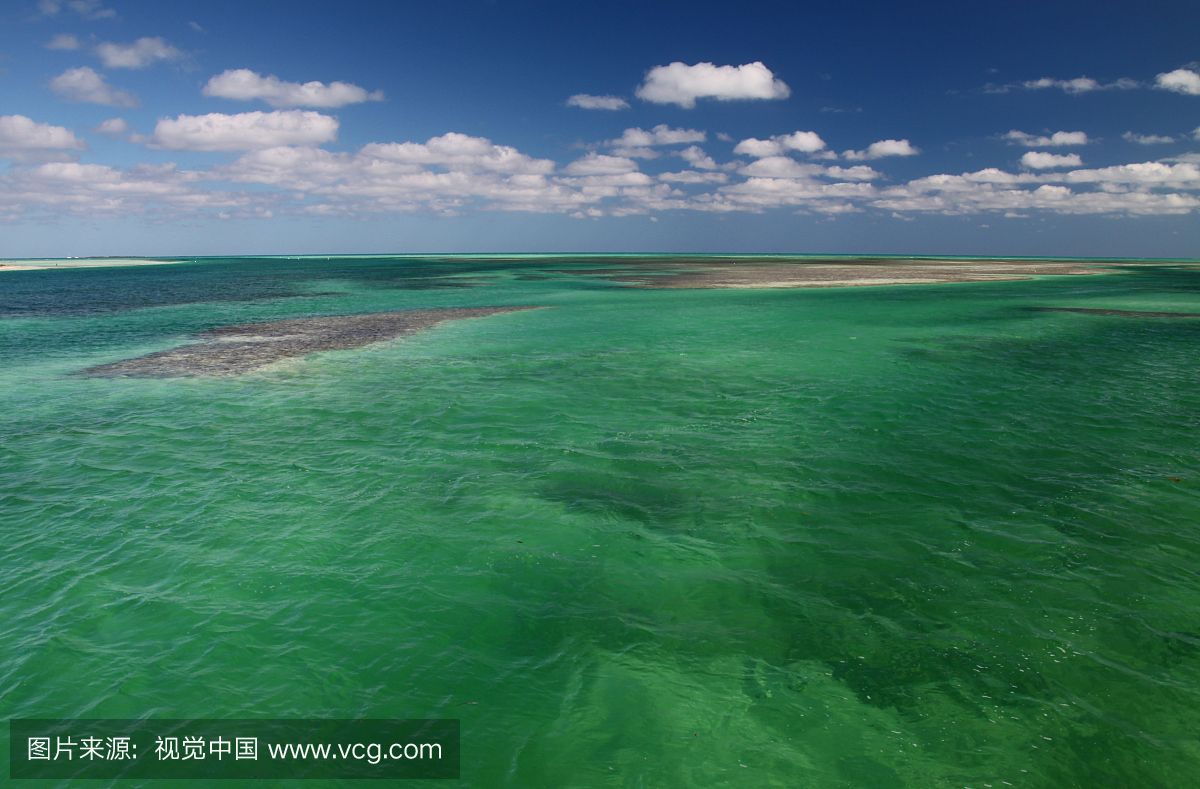Cayo Coco,海洋的颜色