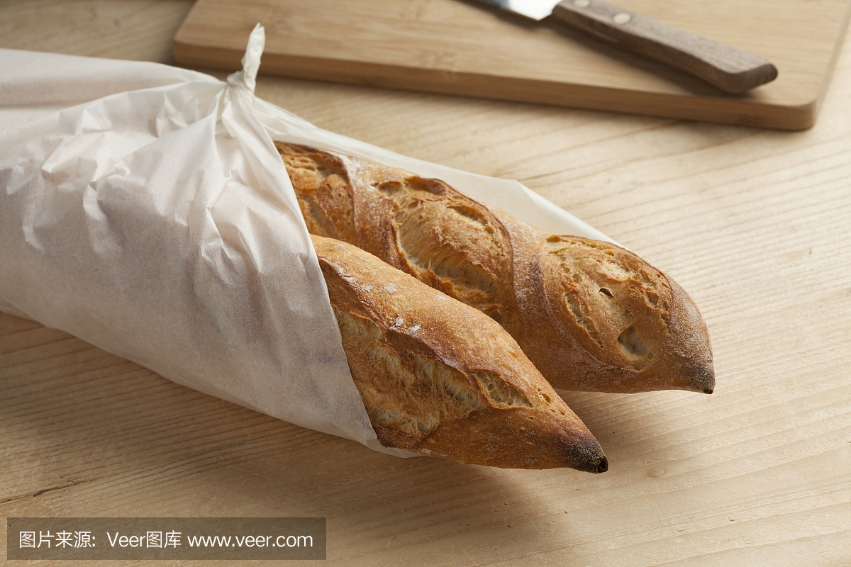 法式长棍面包,地中海文化,水平画幅,形状