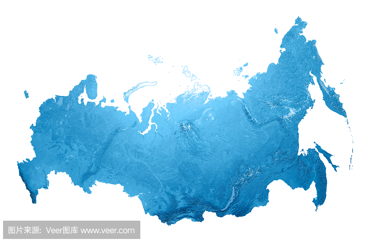 俄罗斯地形图孤立