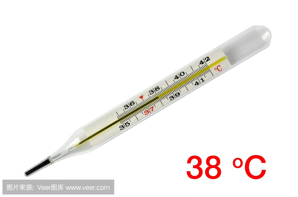 体温温度计 - 38 C