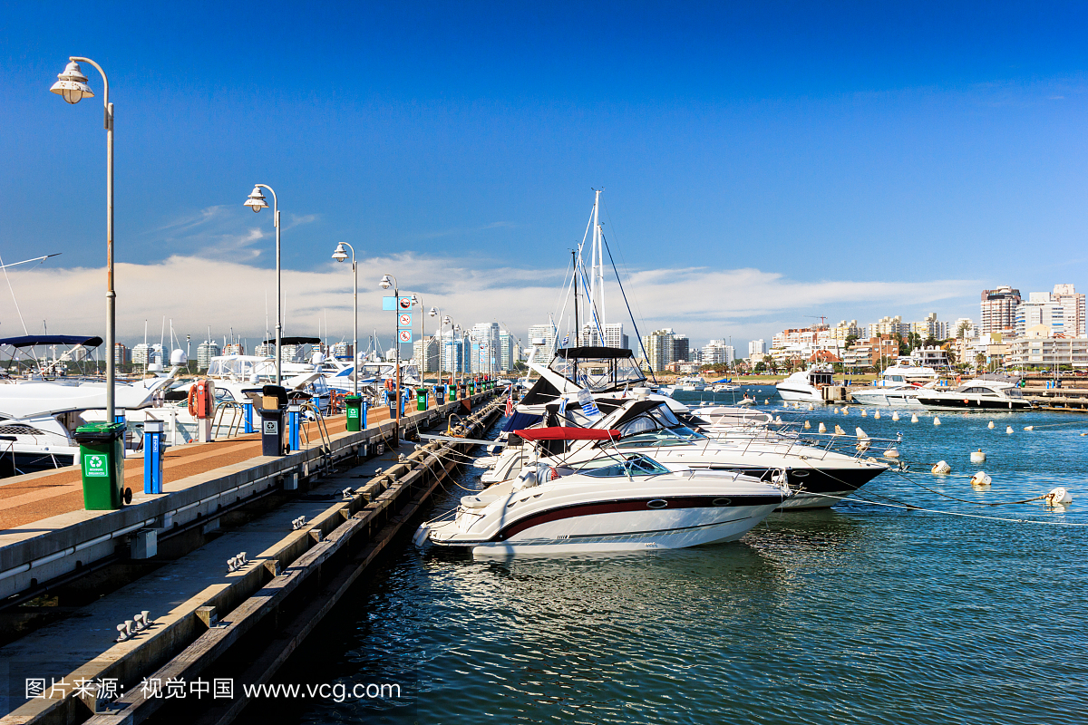 查看埃斯特角港口,乌拉圭