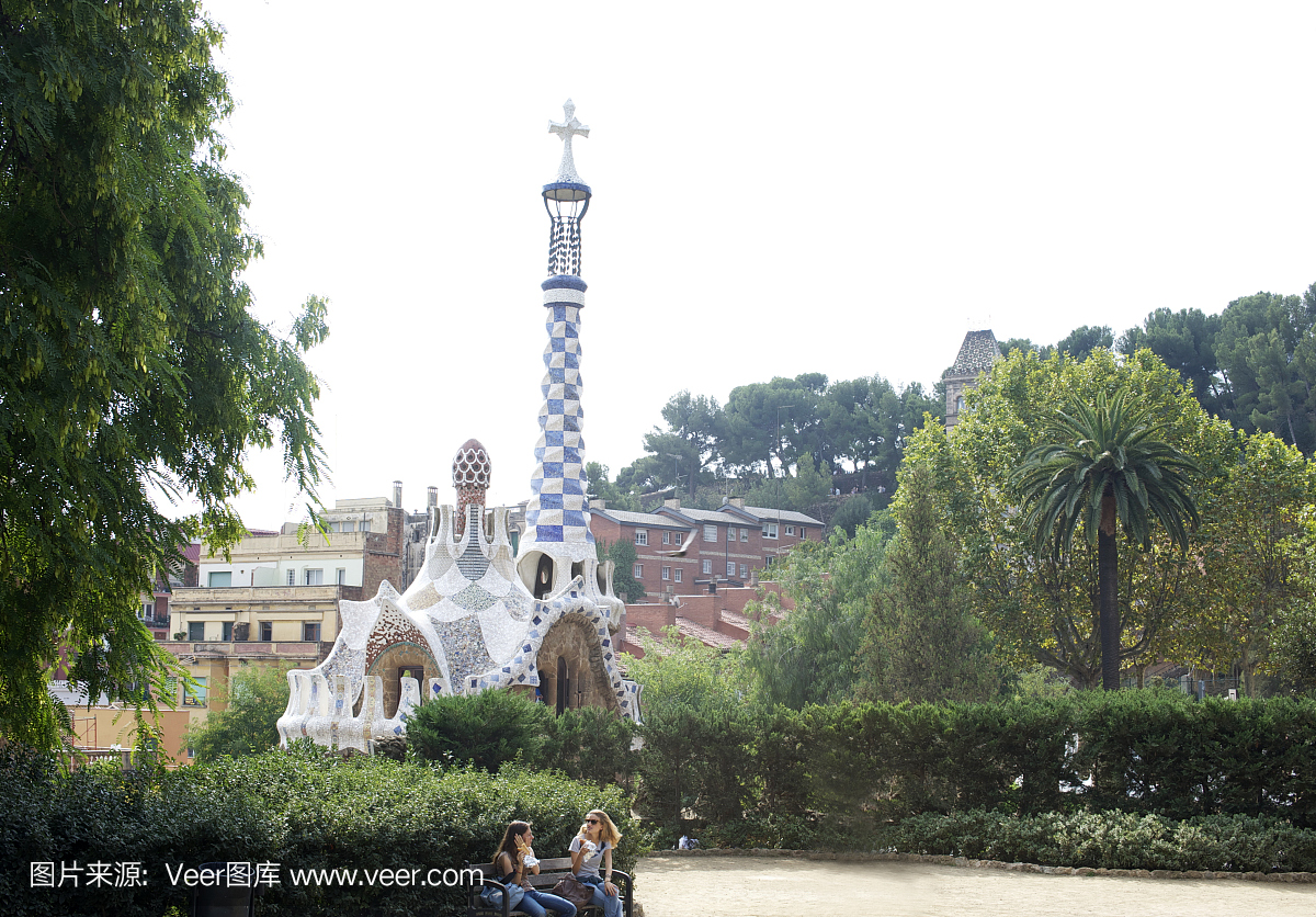 水平画幅,地形,建筑,巴塞罗那
