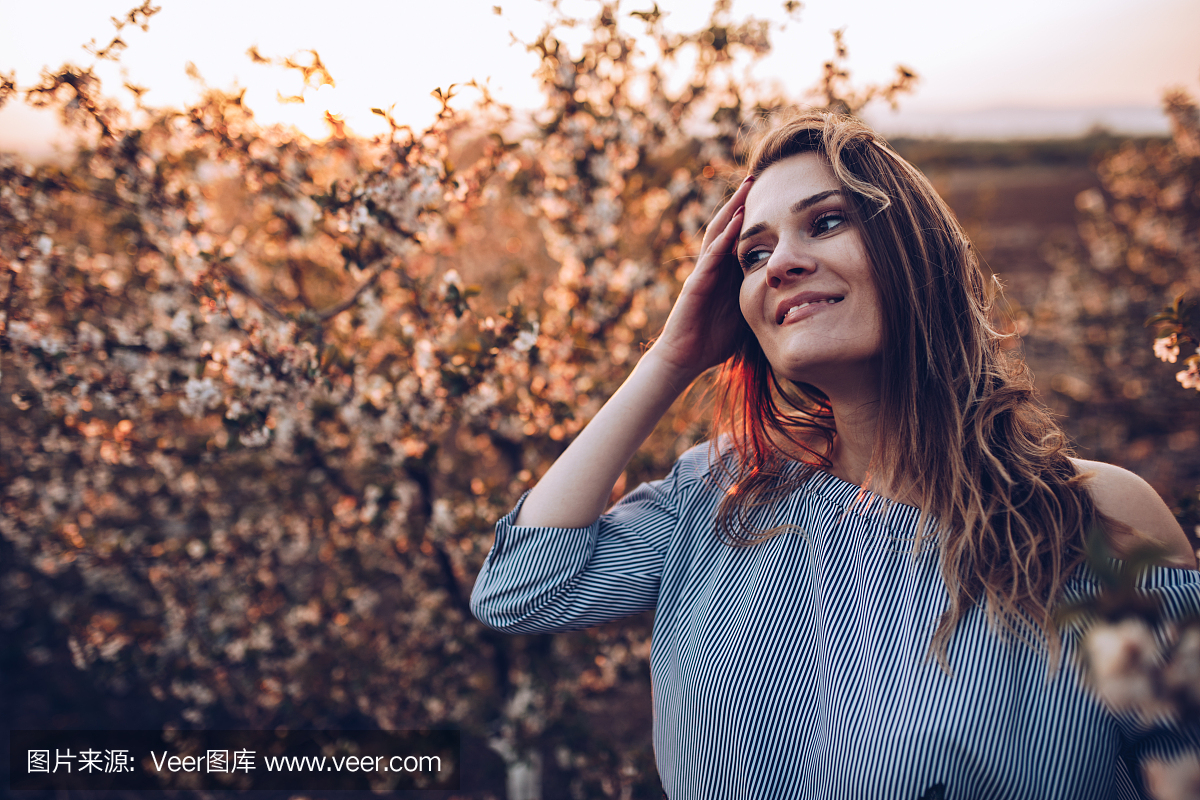 水平画幅,平和,人间天堂,女人