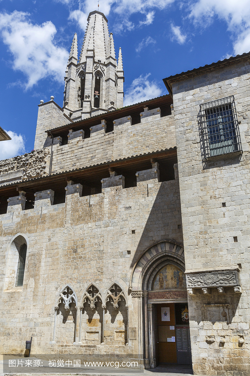 建筑结构,赫罗纳省,古城,户外