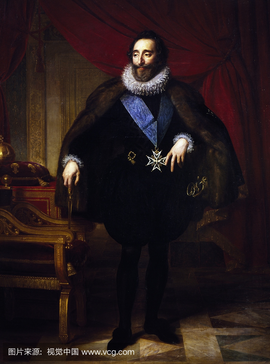 法国亨利四世的肖像,法国的国王和纳瓦拉