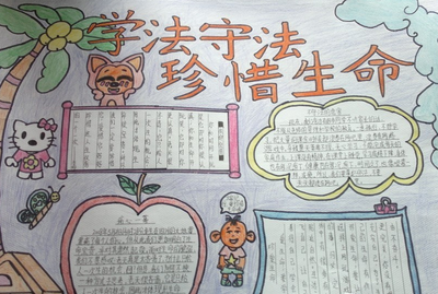 小学一年级法制手抄报的 图片 小学一年级.