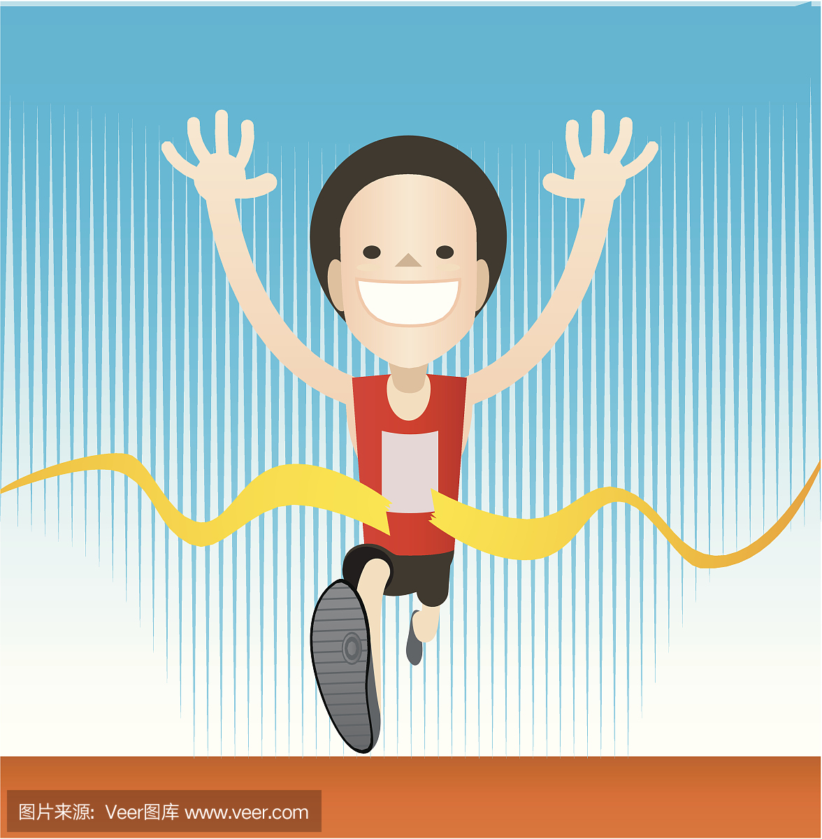 竞争,四肢,享乐,绘画插图