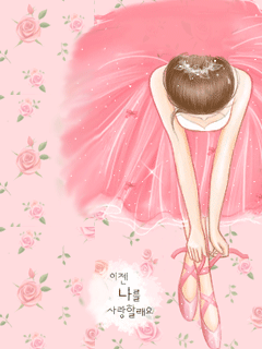 240x320]粉红色系列韩国手机动画壁纸-53kb