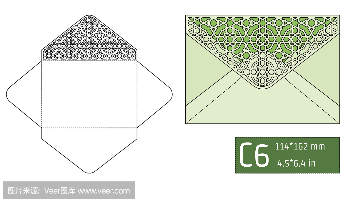 Lase Envelope Template A