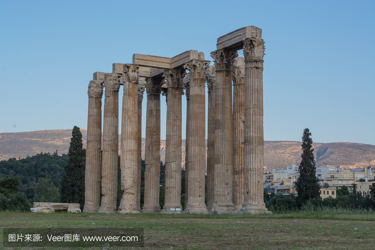 雅典,希腊首都,希腊雅典,留白