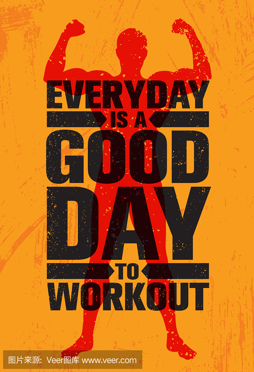 天都是锻炼的好日子。鼓舞人心的锻炼和健身健