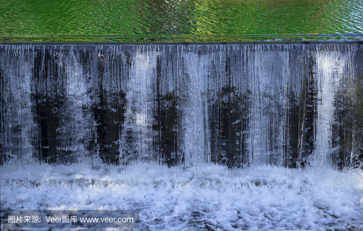 ERIE CANAL,位于纽约沃特福德的'2号锁头'。
