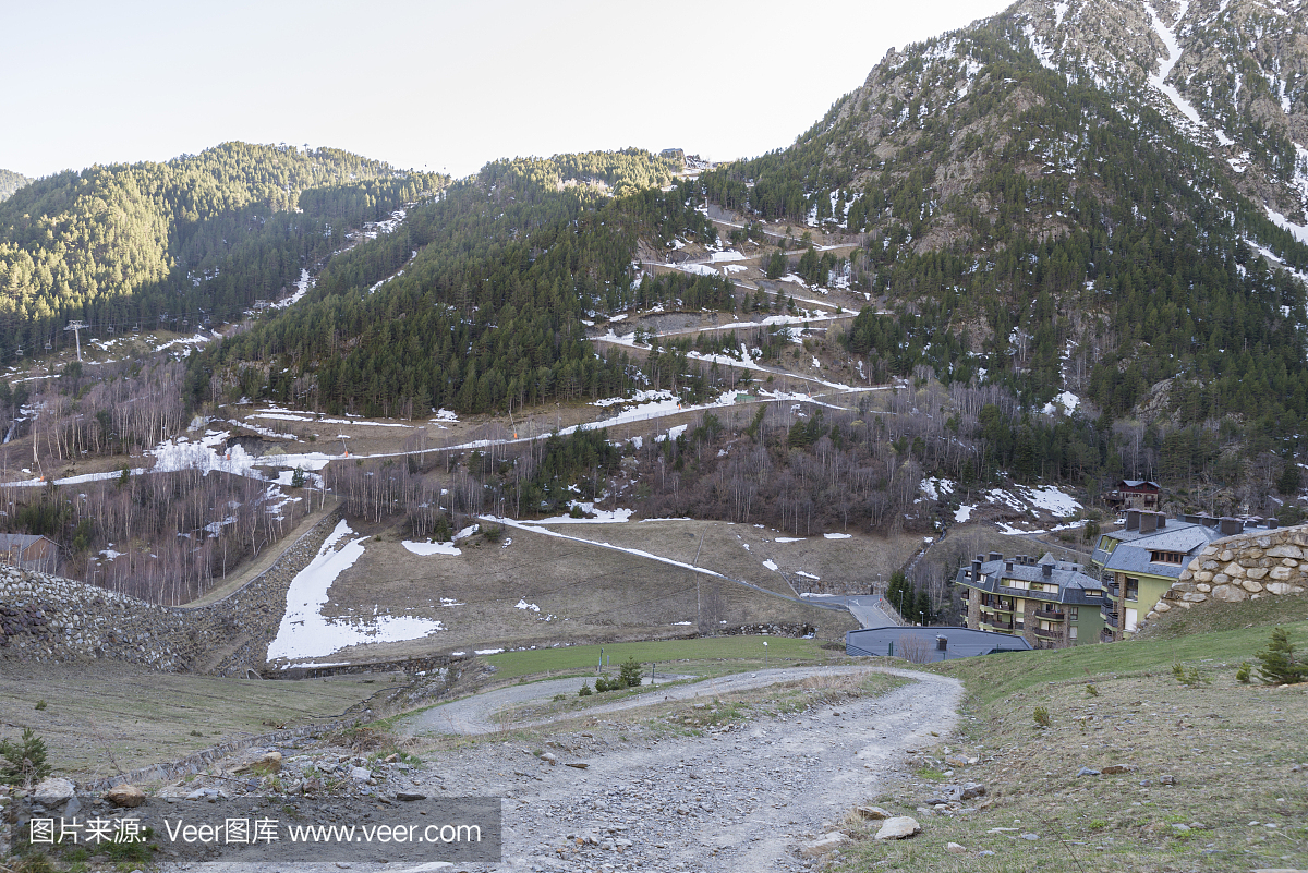 安道尔城市La Vella。