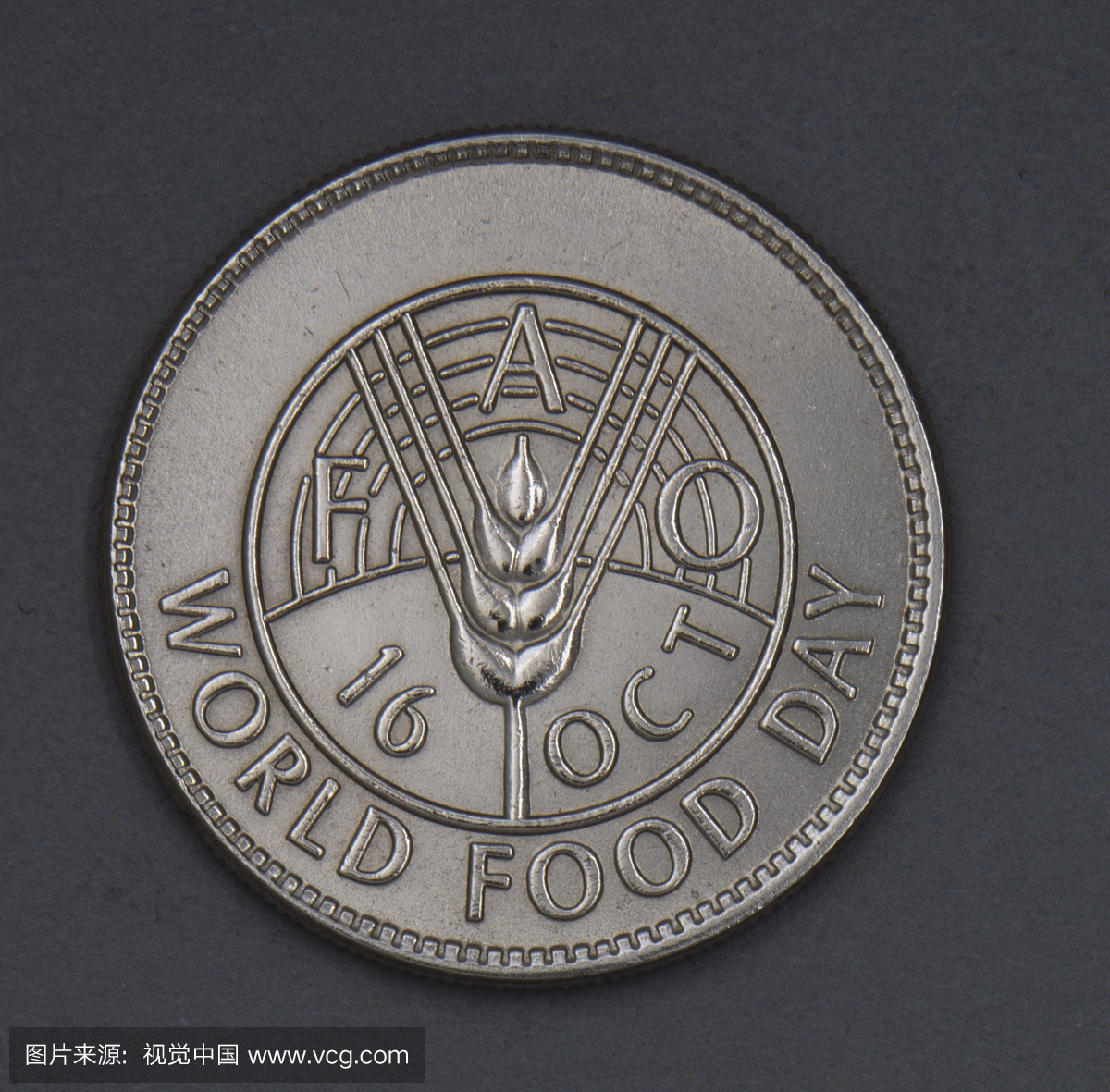 1卢比硬币,1981年,世界粮食日,反向,巴基斯坦,