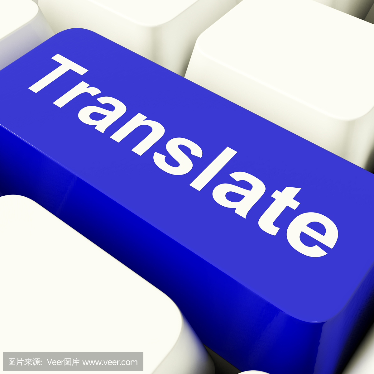 翻译计算机键蓝色显示在线翻译