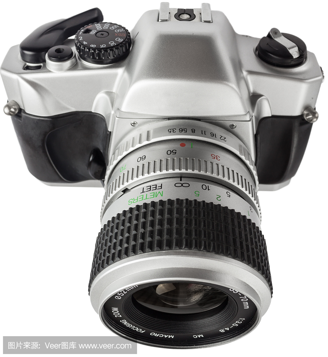 模拟摄像机的特写镜头