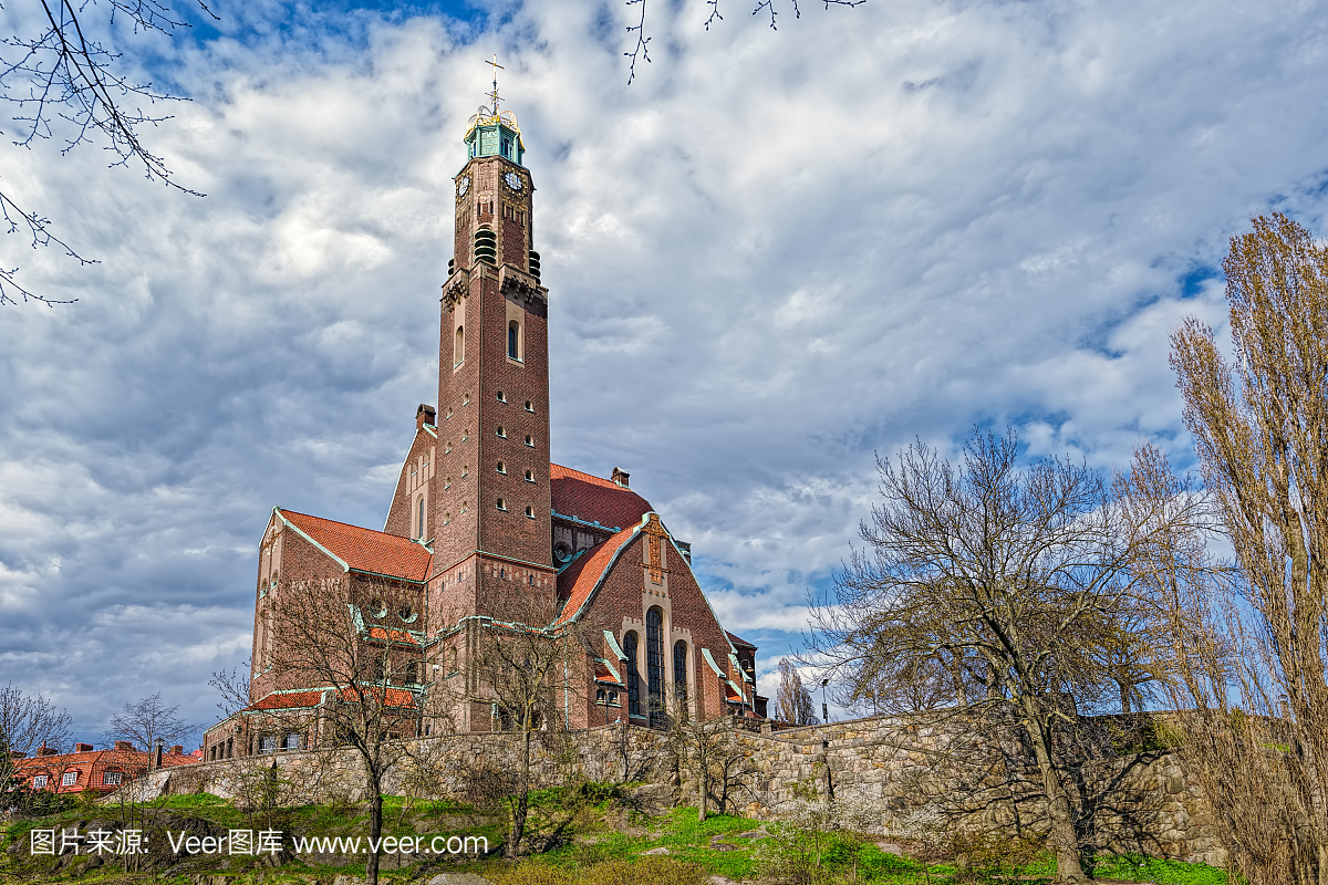 恩格尔布雷克斯教堂在瑞典斯德哥尔摩