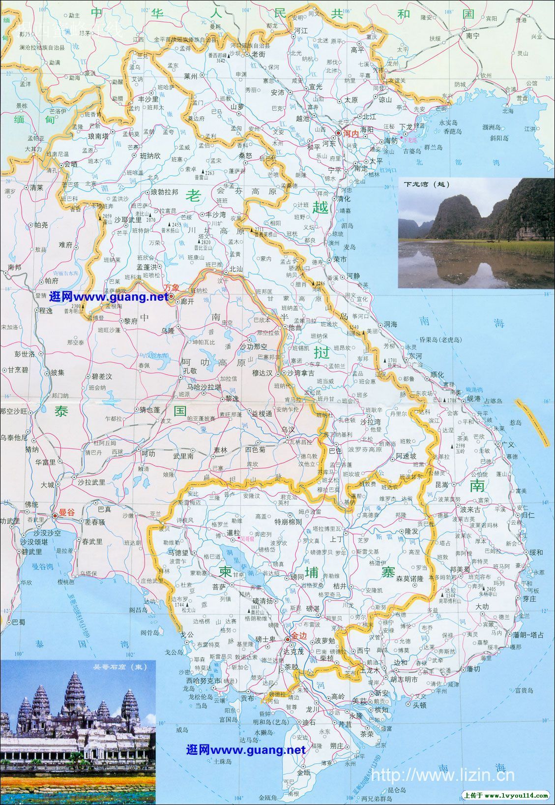 越南地图高清版大图,越南高平地图,越南全国地图_大山谷图库