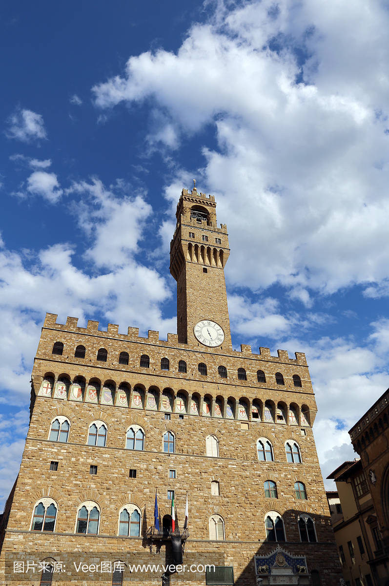 佛罗伦萨意大利历史名镇Palazzo Vecchio