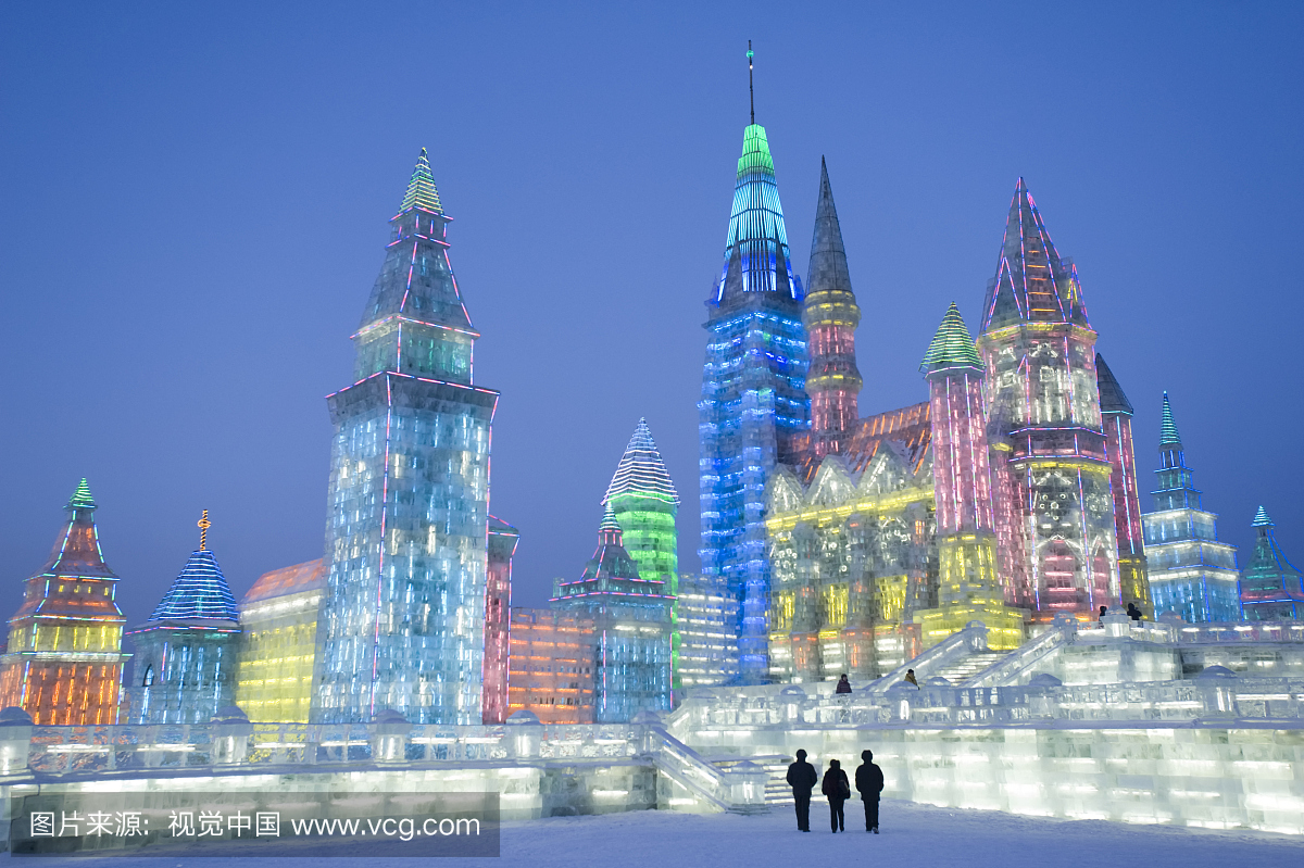 哈尔滨,黑龙江省会,哈尔滨市,冰雕