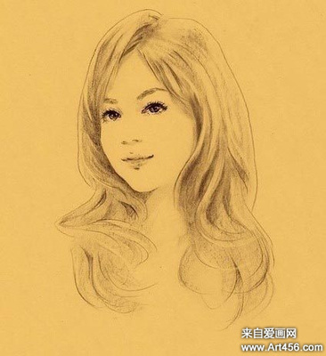 马梁最新复古感素描人物头像作品(三)-素.@阿-45kb