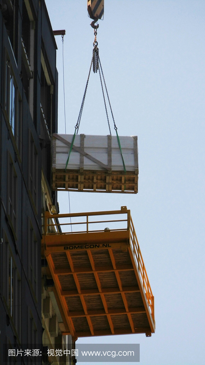 工作,建筑结构,万里无云,荷兰