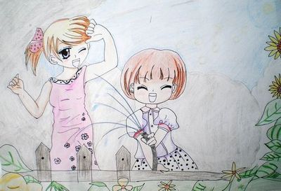 有关童年的卡通画