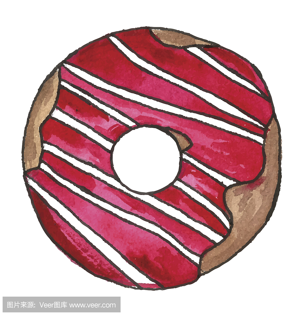 夹心多纳圈,夹心甜面圈,夹心面圈,夹心甜甜圈