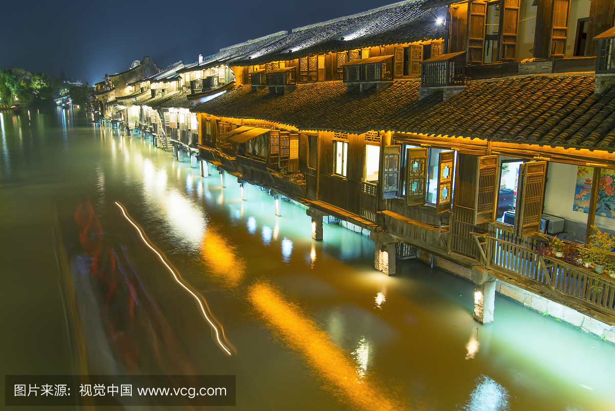 乌镇西栅夜晚