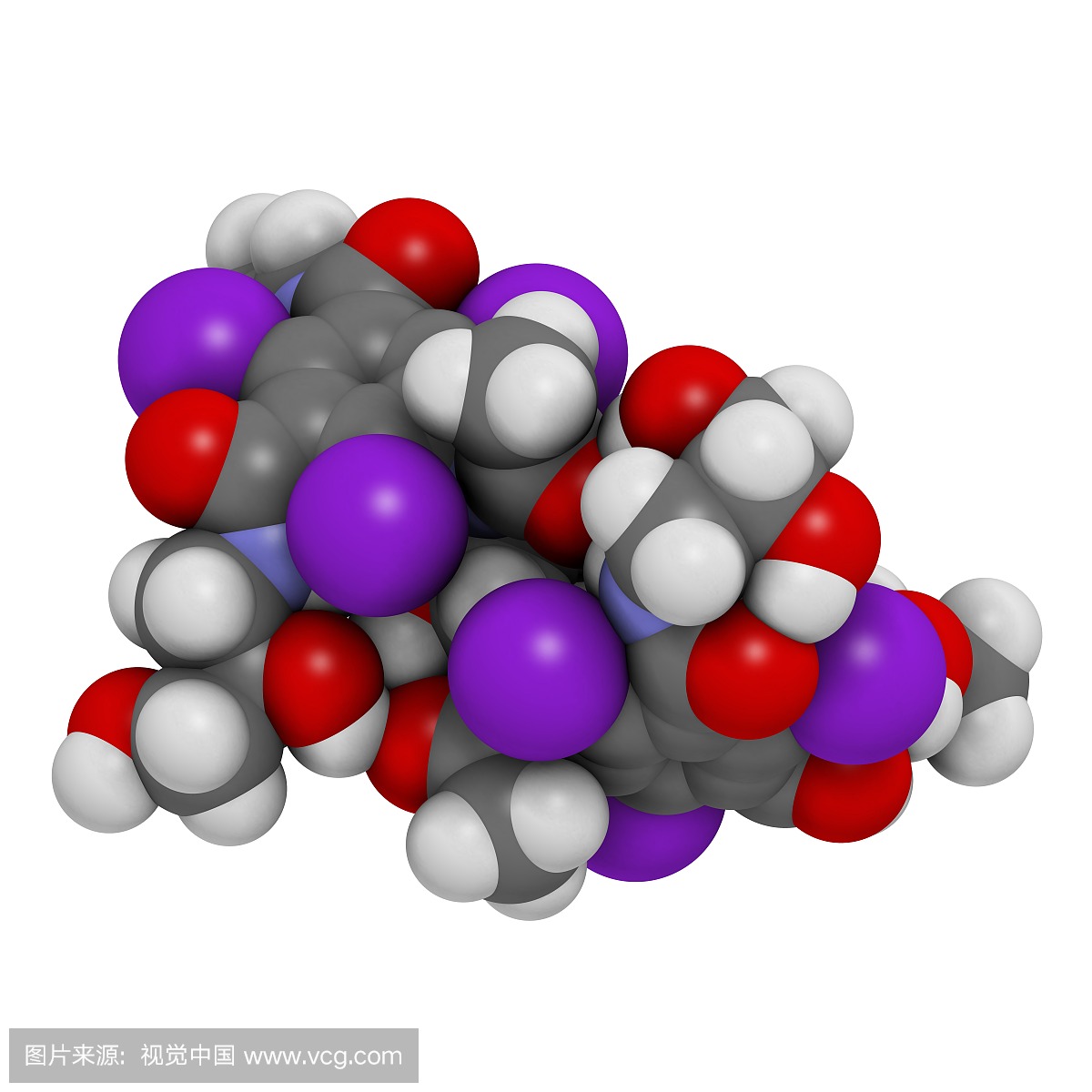 碘辛醇造影剂分子