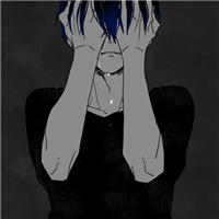动漫男生哭泣头像