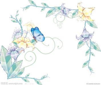 简笔画藤蔓背景图