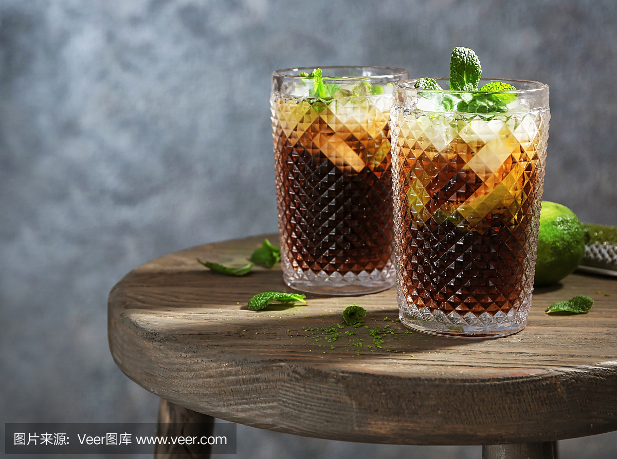 自由古巴,古巴冷勃拉,自由古巴鸡尾酒,摄影