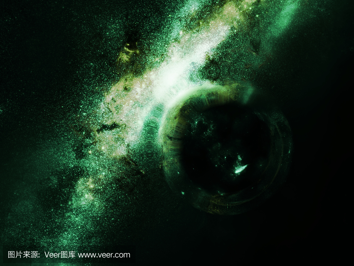 引力透镜效应的黑洞会改变空间和时间