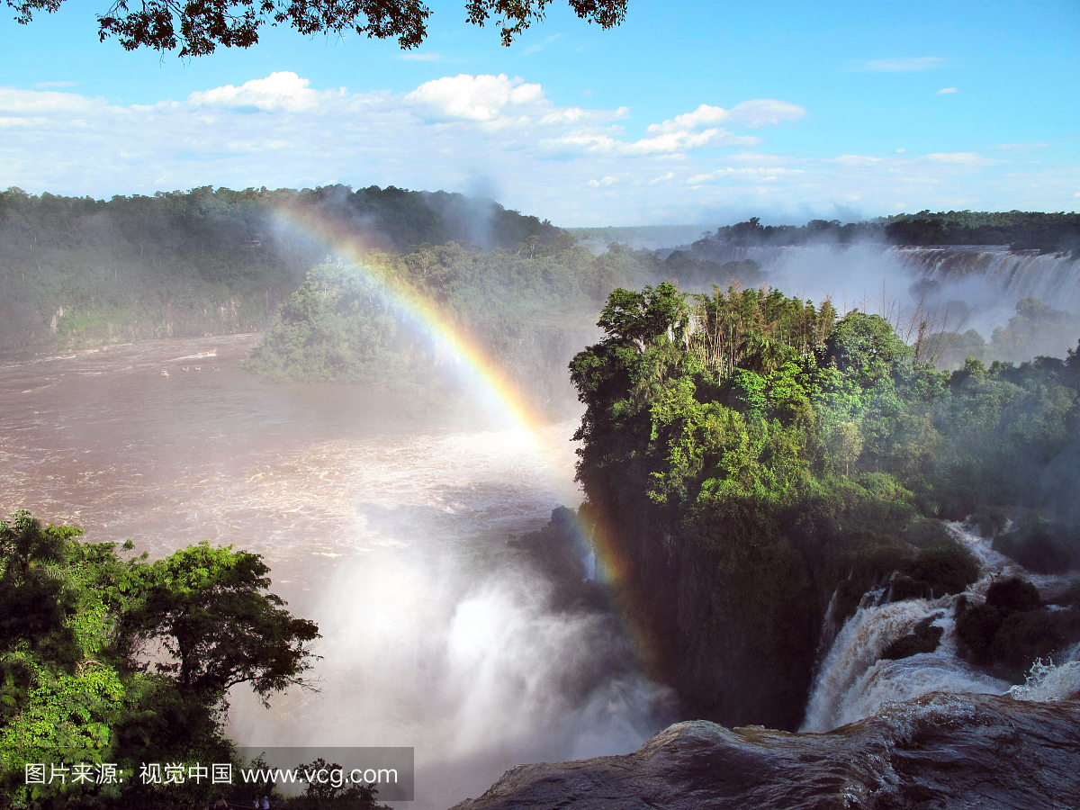 伊瓜苏瀑布和彩虹,阿根廷