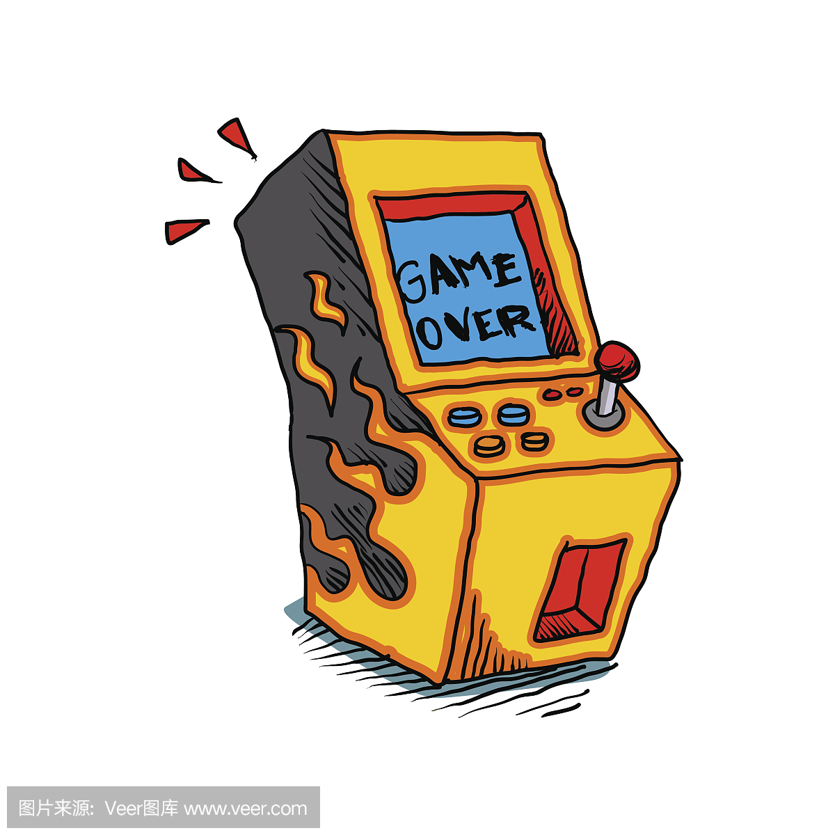 复古街机游戏机