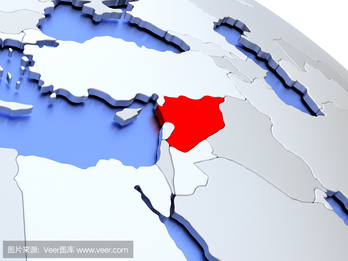 叙利亚世界地图