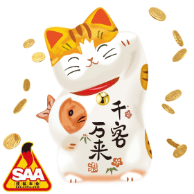 招财猫动图_萌猫三剑客动图_小奶猫动图
