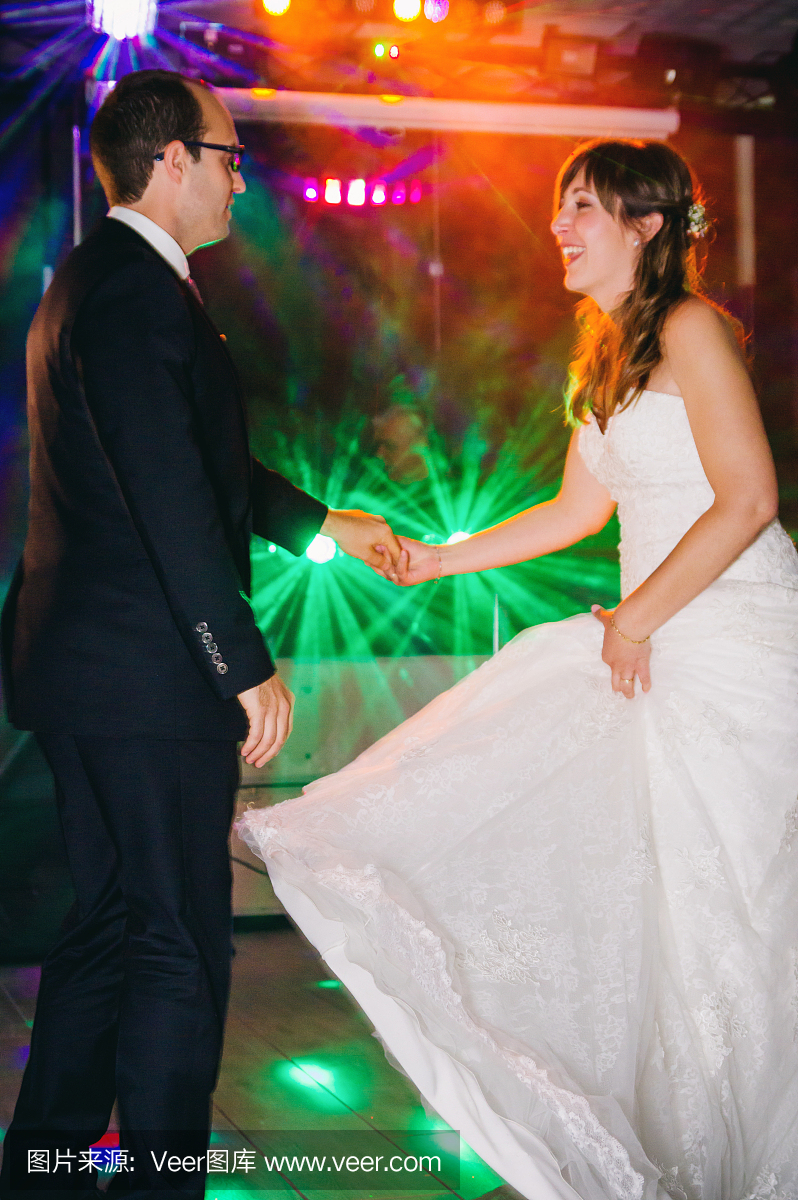 跳舞的夫妇婚礼白种人西班牙人