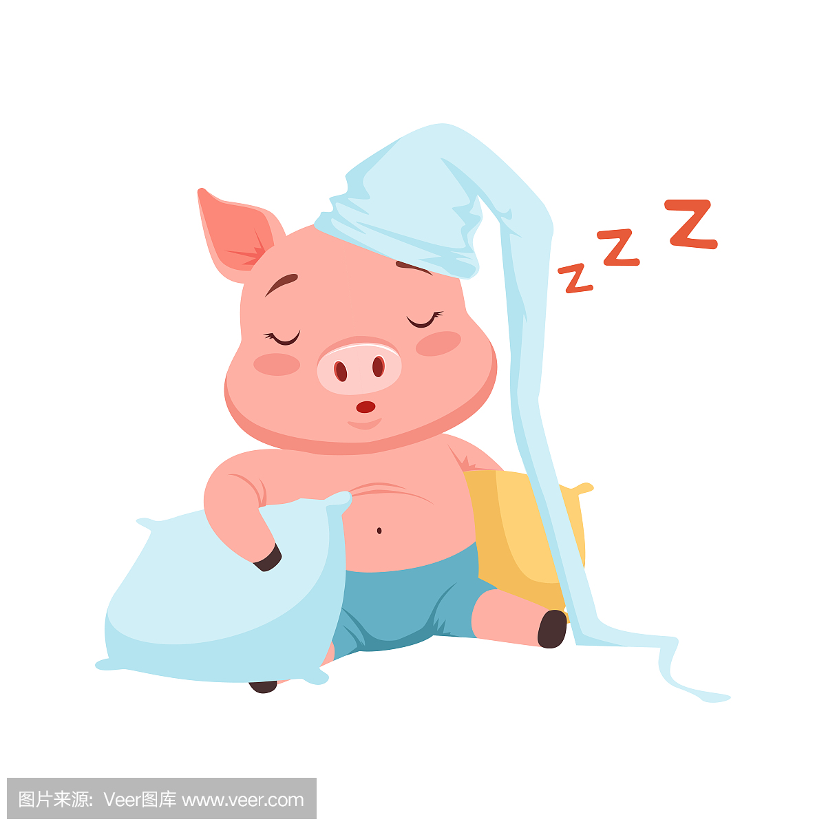 猪猪睡觉了猪猪睡觉斗图表情包-表情jfjlfoj-爱斗图