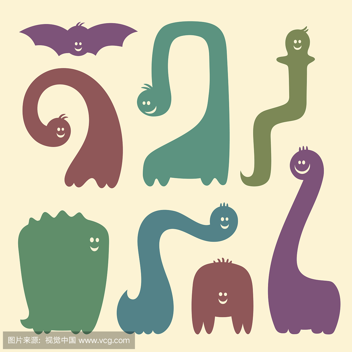 恐龙,恐龙遗骸类恐龙物,卡通,动漫